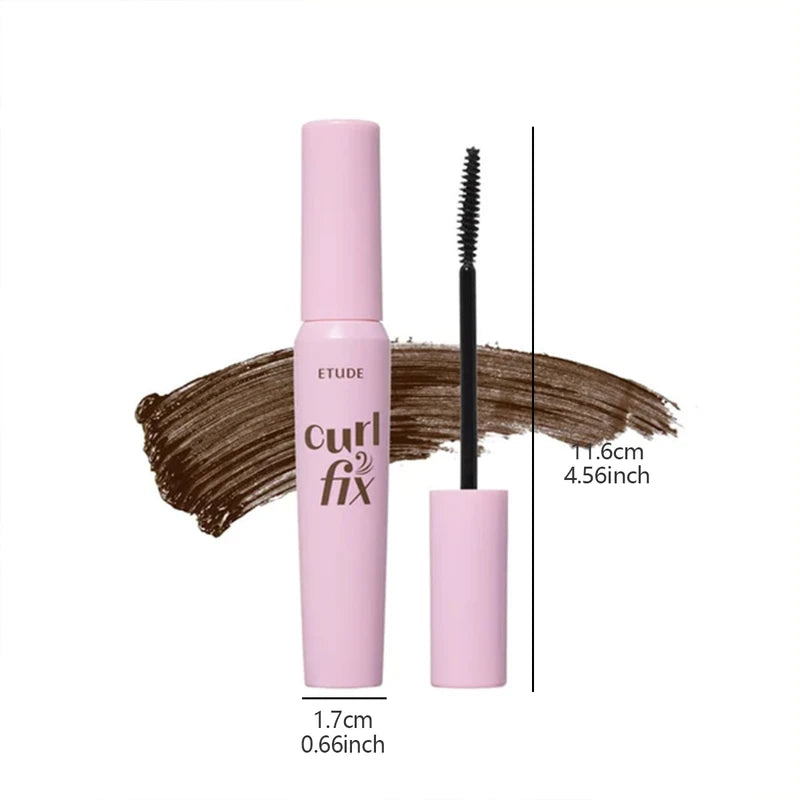 Volumizing Curl Fix Mascara - Smudge-Proof, Long-Lasting Eyelash Enhancer, Multiple Shades