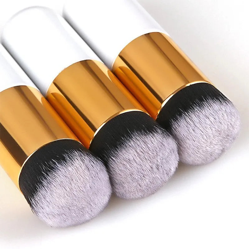 Large Powder Foundation Brush - Multi-Functional Makeup Tool for Face & Contouring