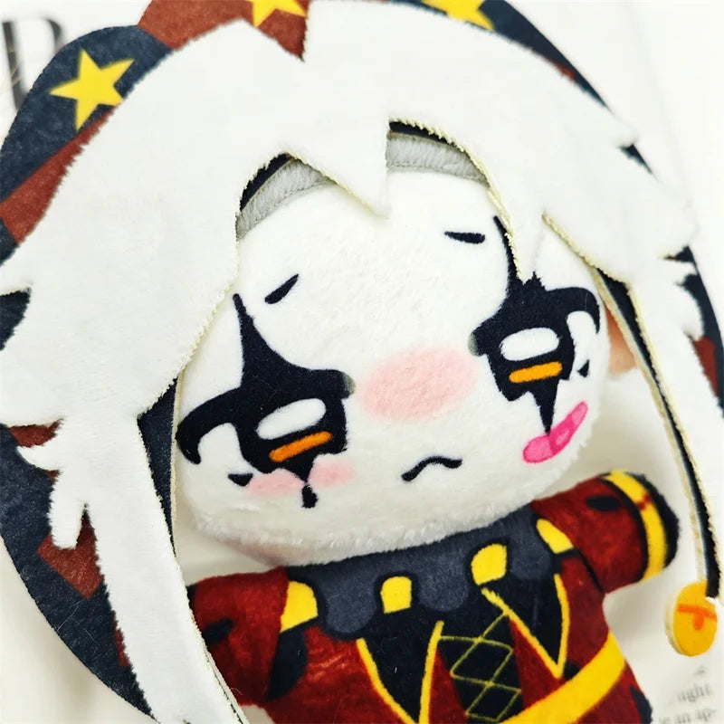 Circus Pierrot Plush Doll - Cosplay Soft Stuffed Toy for Halloween & Carnival