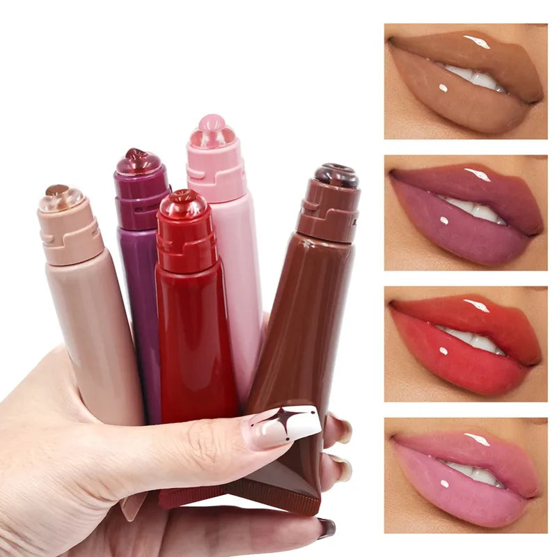 Moisturizing Lip Gloss for Women & Girls - Vegan Lip Makeup with Custom Logo