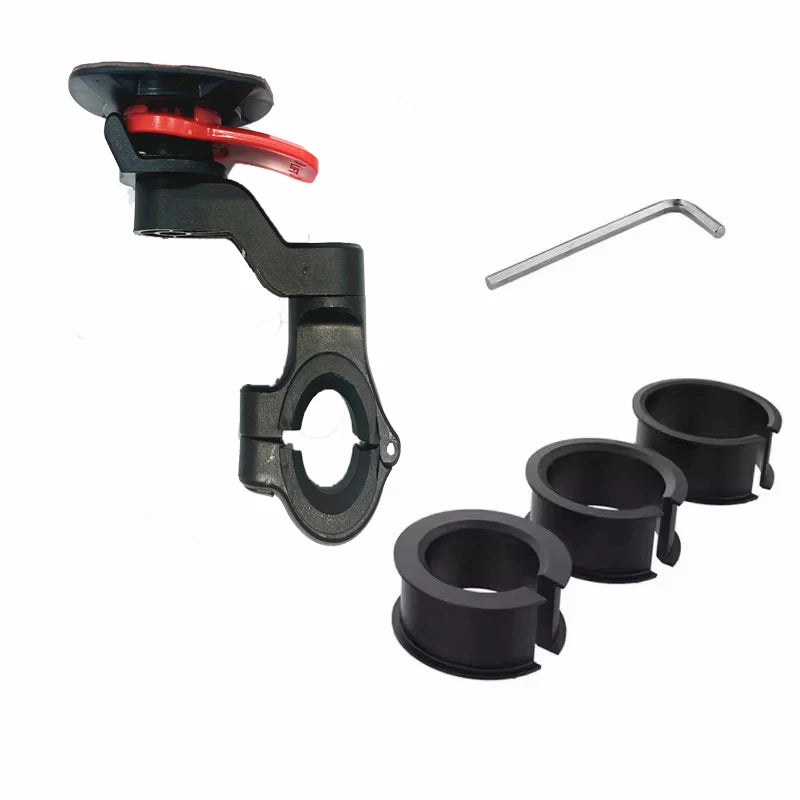 Shock-Resistant Bicycle Phone Holder with Anti-Vibration Damper & Quick Lock Handlebar Mount