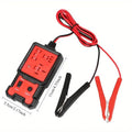 12V Car Battery Tester - Automotive Voltage and Relay Checker with LED Indicator