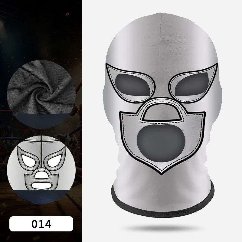 Wrestling Mask Boxing Mask Face Elastic Milk Silk Costume Party Mask - Multiple Colors