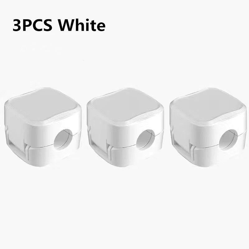 Magnetic Cable Organizer Set - Multi-Color Desk Cable Management Clips