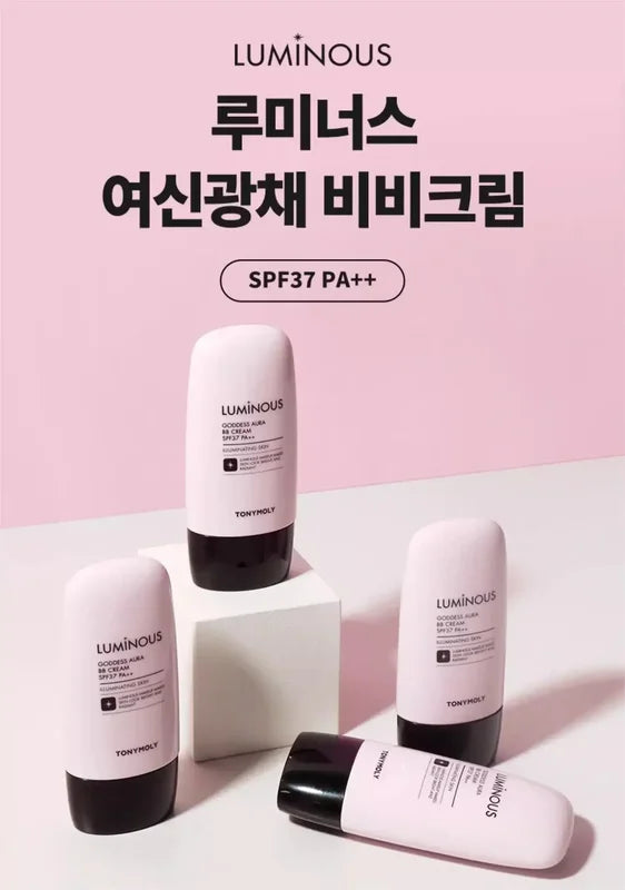 Korean BB Cream Foundation SPF37 Waterproof Pore Cover 45ml - Concealer Primer