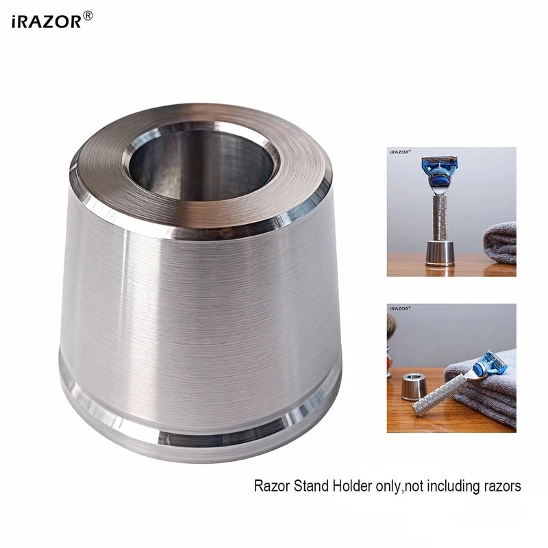 Heavy Duty Stainless Steel Safety Razor Stand Holder for Manual Razors