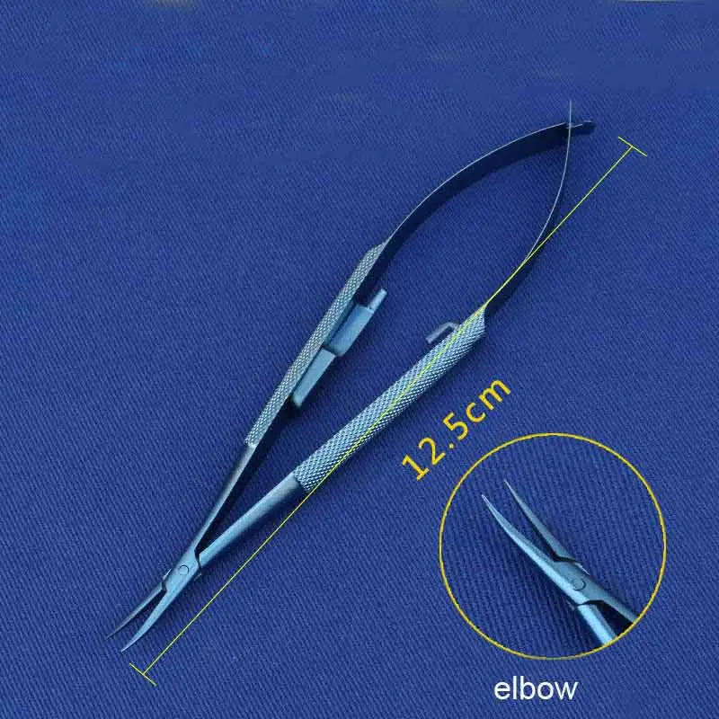 Microsurgical Instruments Titanium Alloy Lock Needle Holder - Straight & Elbow Types