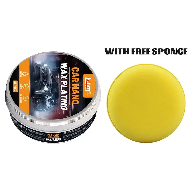 Dark Car Wax with UV Protection - Mirror Shine Long-Lasting Vehicle Polish