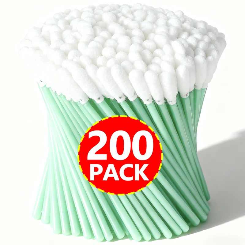 Foam Cleaning Swabs Pack of 50/100/200 for Printer, Camera, Optical Equipment