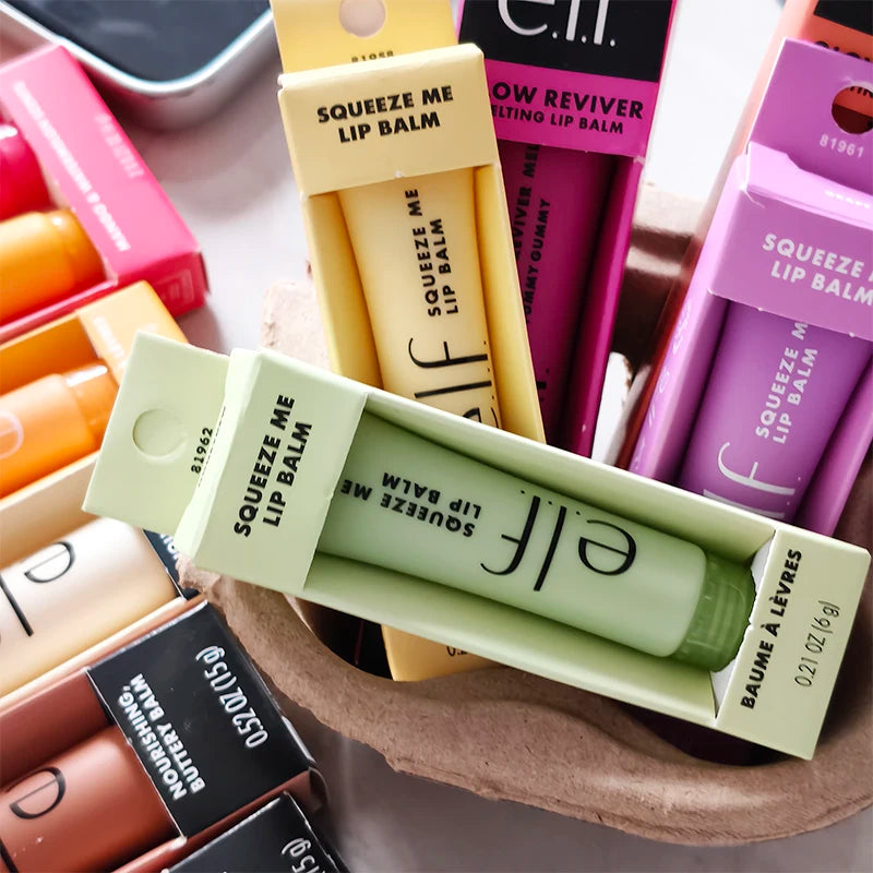 Fruit Flavor Lip Gloss Duo Set - Moisturizing Lip Balm & Gloss Assortment
