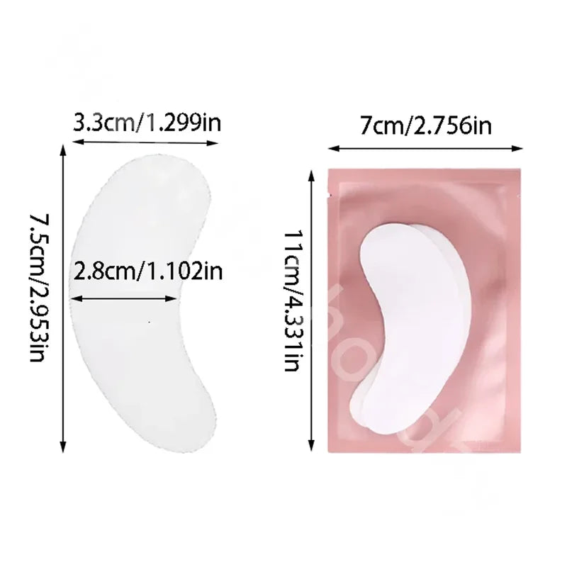 Eyelash Extension Gel Eye Patches 200-500 Pairs Under Eye Pads Hydrogel Stickers