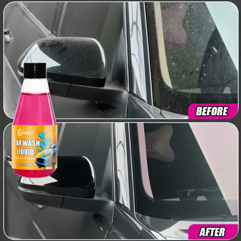 Pink Foam Car Wash Shampoo with Wax for Ceramic Coating & Paint Protection
