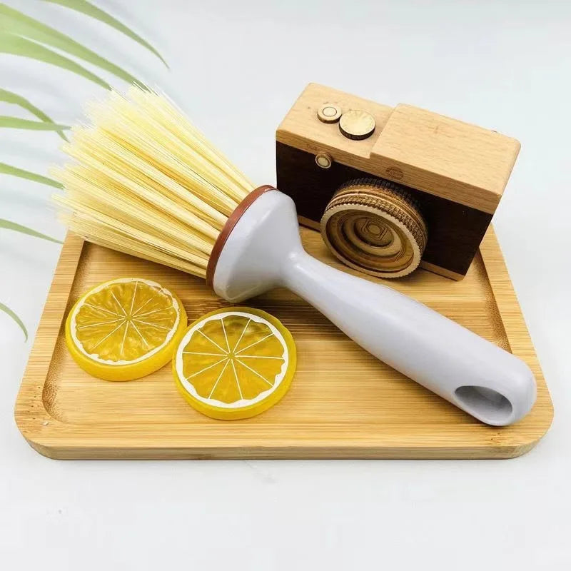 Kitchen Pot Brush Cleaning Tool Durable Dishwashing Scrubber