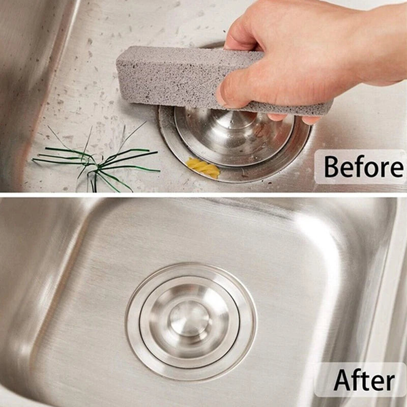2pcs Pumice Stones for Stain Removal and Tile Cleaning - Bathroom, Kitchen & Pool