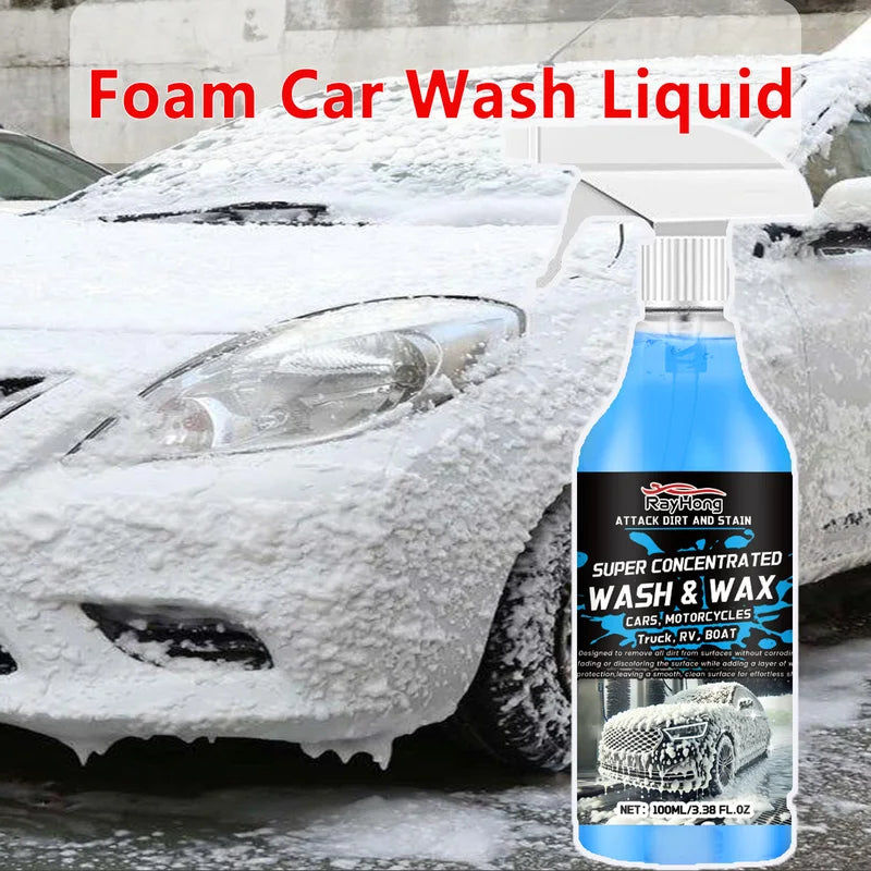 Car Wash Shampoo Foam Detailing Cleaner - 100ml Auto Exterior Car Care