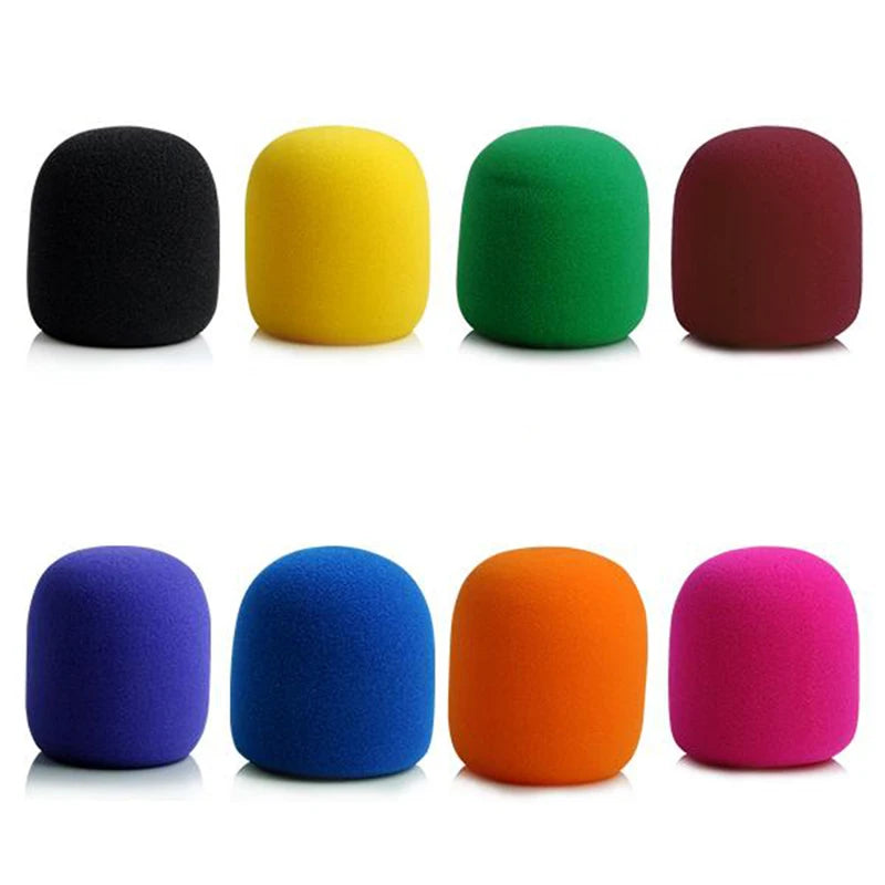 Microphone Foam Windshield Cover - Thick Washable Microphone Wind Shield Set