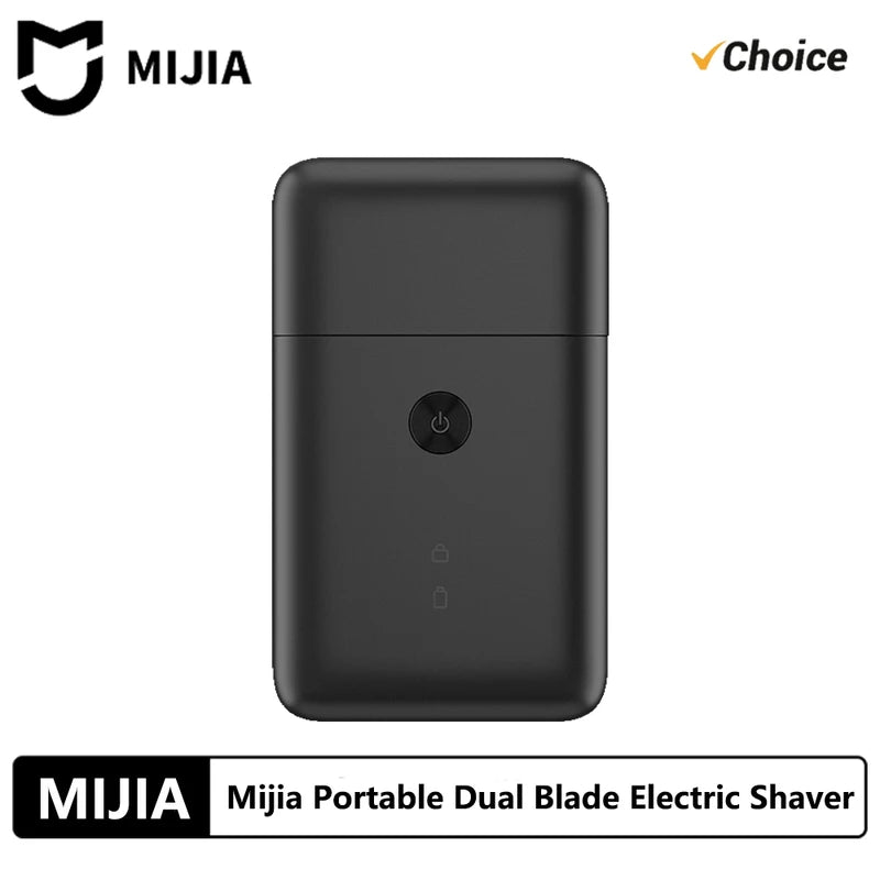 Electric Shaver Dual Cutter Blades IPX7 Waterproof Rechargeable Razor