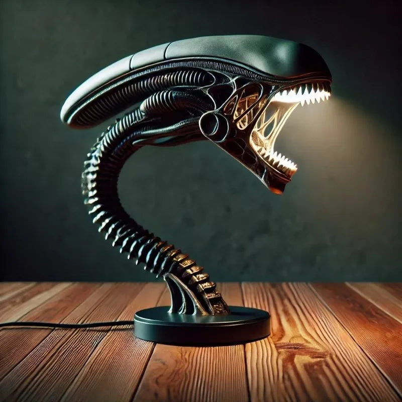 Alien Creature Resin Lamp Stand - Unique Bedroom Home Decoration Light
