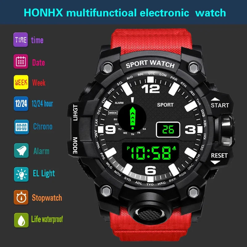 Multifunctional Outdoor Sports Watch for Men and Women - Casual Running & Fitness Tracker