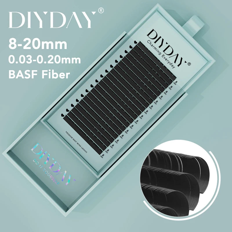 Wholesale 10-Tray Eyelash Extension Kit with Natural Soft Mink Lashes - Multiple Variants