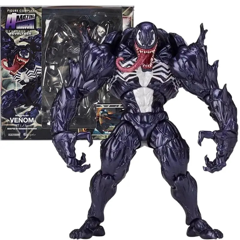 Venom Carnage Action Figure Collectible - Highly Articulated PVC Model with Accessories