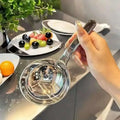 Stainless Steel Soup Ladle Large Ramen Spoon Kitchen Utensil Short Handle