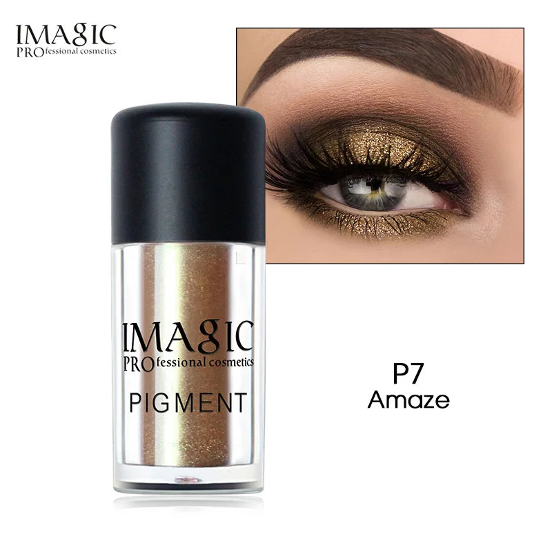 Glitter Eyeshadow Loose Powder Waterproof Shimmer Pigments for Eye Makeup