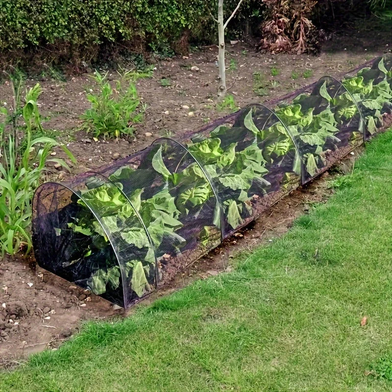 Collapsible Mesh Tunnel for Birds & Insects - UV Protection, Durable Garden Barrier