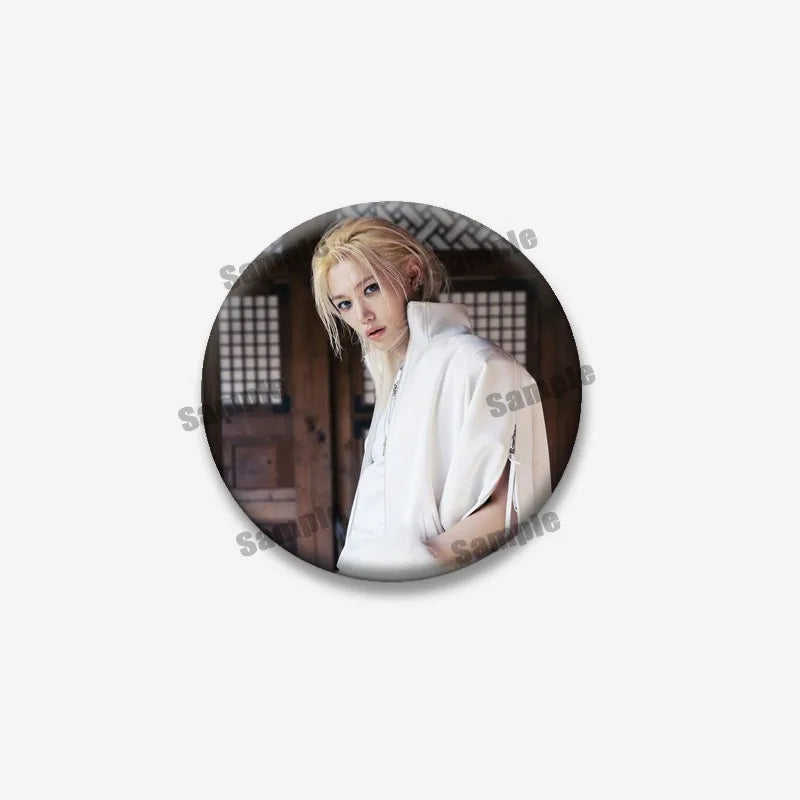 Kpop Boys Band Coin Badge Lapel Pin Jewelry for Fans - Multiple Colors & Sizes