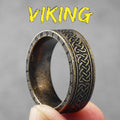 Retro Viking Celtic Knot Men Rings Stainless Steel Punk Jewelry for Men and Women