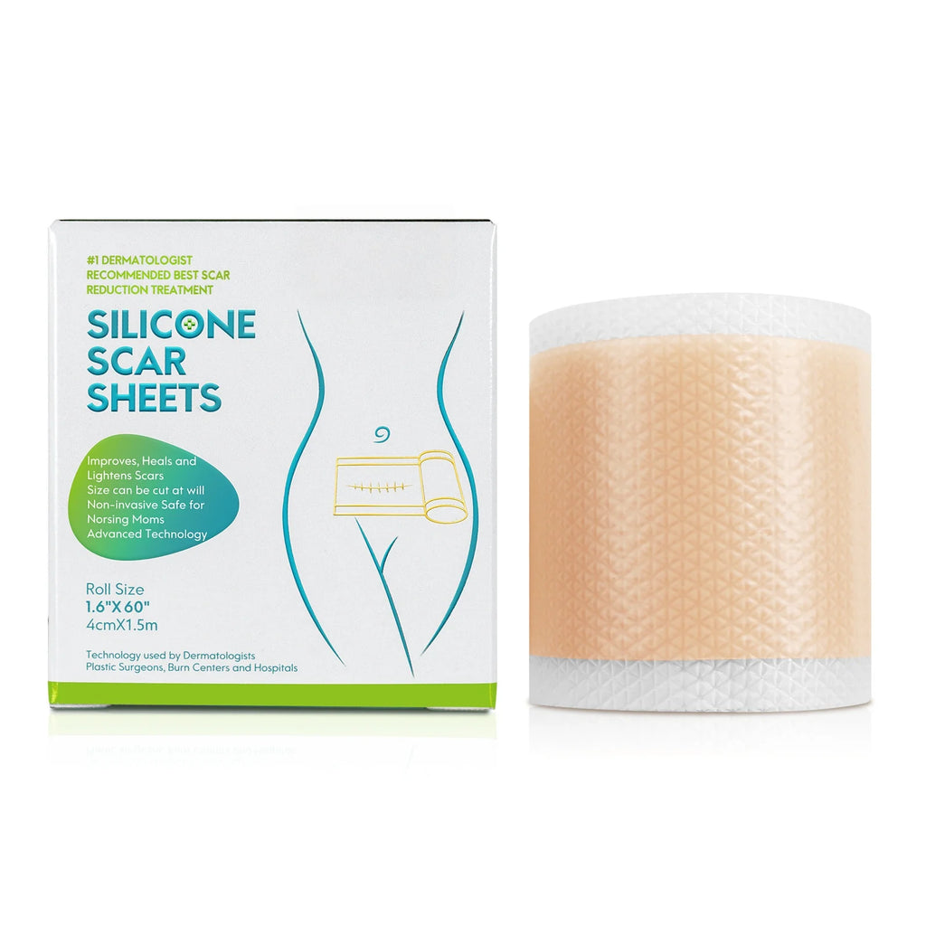 Silicone Scar Sheets Roll - Waterproof Breathable Self-Adhesive Cover Tape