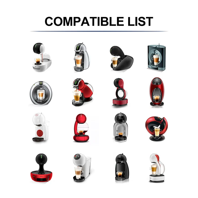 Reusable Coffee Capsule Silicone Sleeve for Dolce Gusto Stainless Steel - Multiple Colors