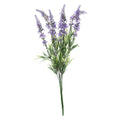 Artificial Lavender Flower Decoration Vivid Faux Flock Plant for Party & Home