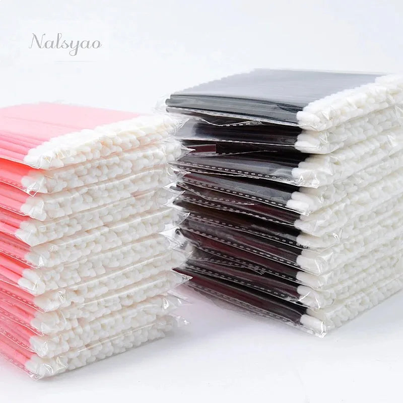 Disposable Lip Brush Set 500 Pcs Lipstick Applicators Makeup Tools