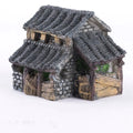 Resin Miniature House Figurines for Home Decor Fairy Garden Bonsai Micro Landscape