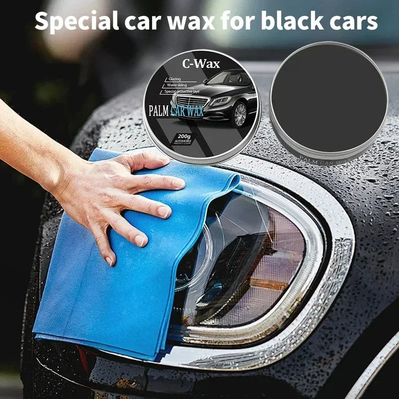 Car Wax Crystal Plating Set Hard Glossy Paint Coating Scratch Repair with Sponge