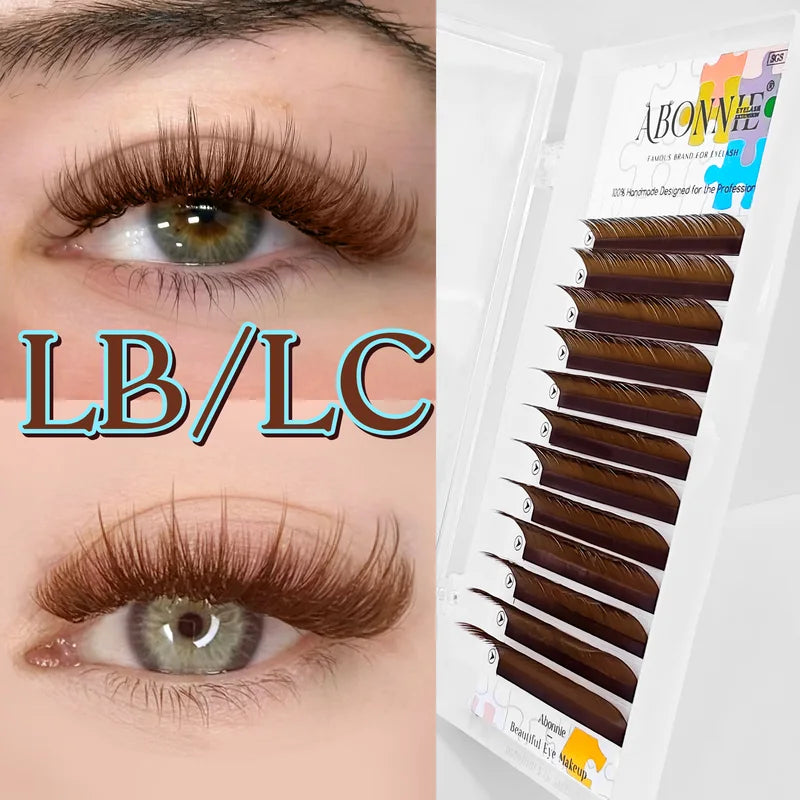 False Eyelashes Mink Individual L Curl High-Quality Natural Eye Lashes