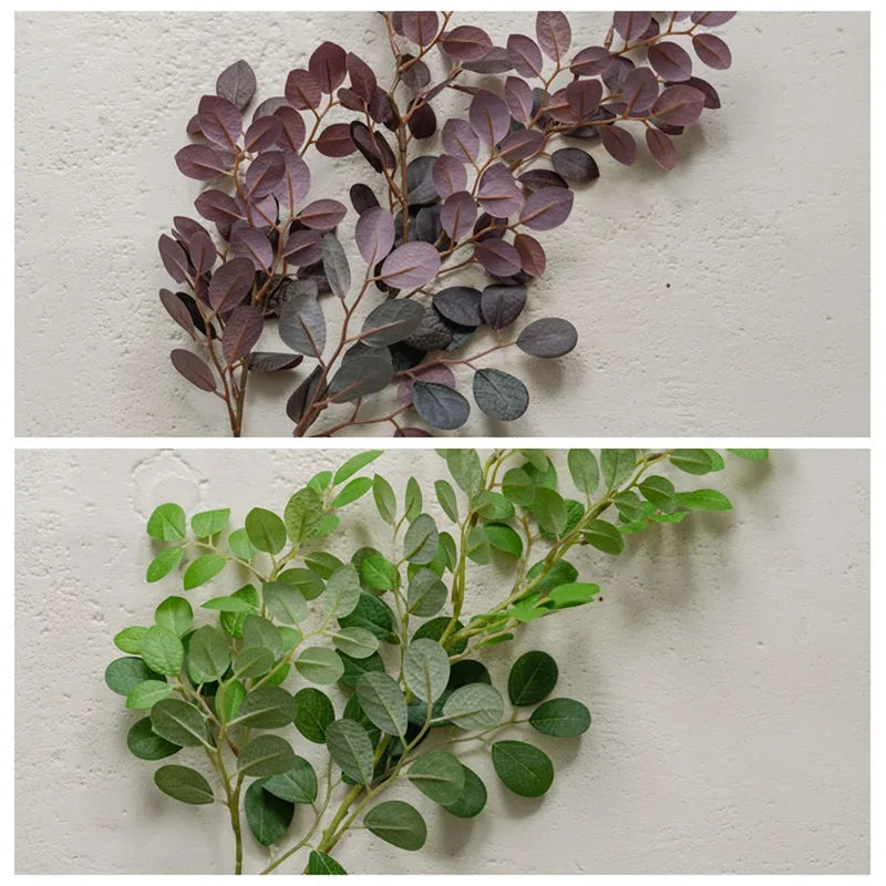 27-Inch Artificial Red Loropetalum Leaves Faux Flowers for Home & Wedding Decor