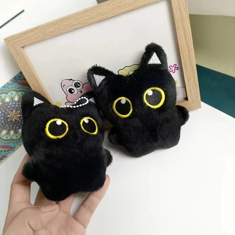 Cute Black Cat Plush Toy Doll Small Pendant Cushion for Kids & Gift