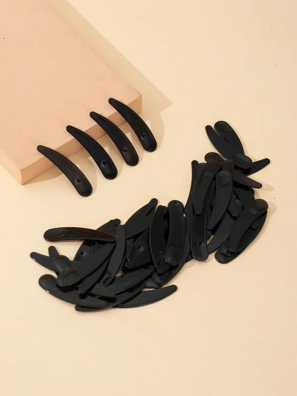 Disposable Crescent Face Mask Spatulas 50-Pack for Skincare Application