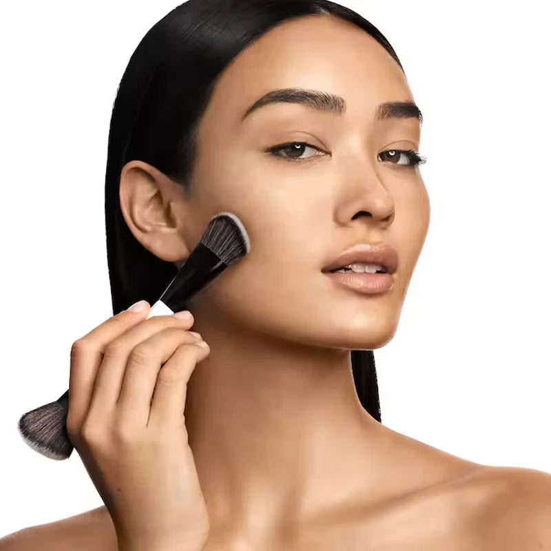 Dual-Ended Makeup Brush Set for Foundation, Blush, Contour, Eyeshadow & Concealer