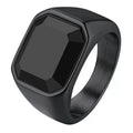 Stainless Steel Hip Hop Rings for Men Vintage Engagement Wedding Bands