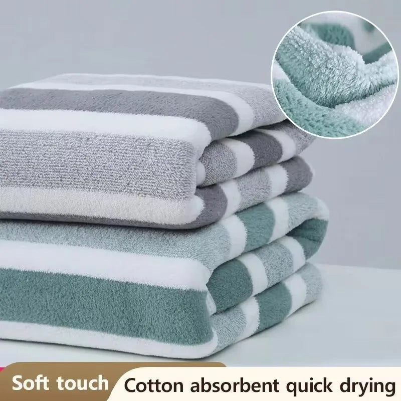 Ultra Soft Water Absorbing Quick Dry Bath Towel for Families and Beaches