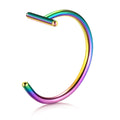 Fake Lip Nose Septum Piercing Rings Body Clip Hoop - Multiple Colors