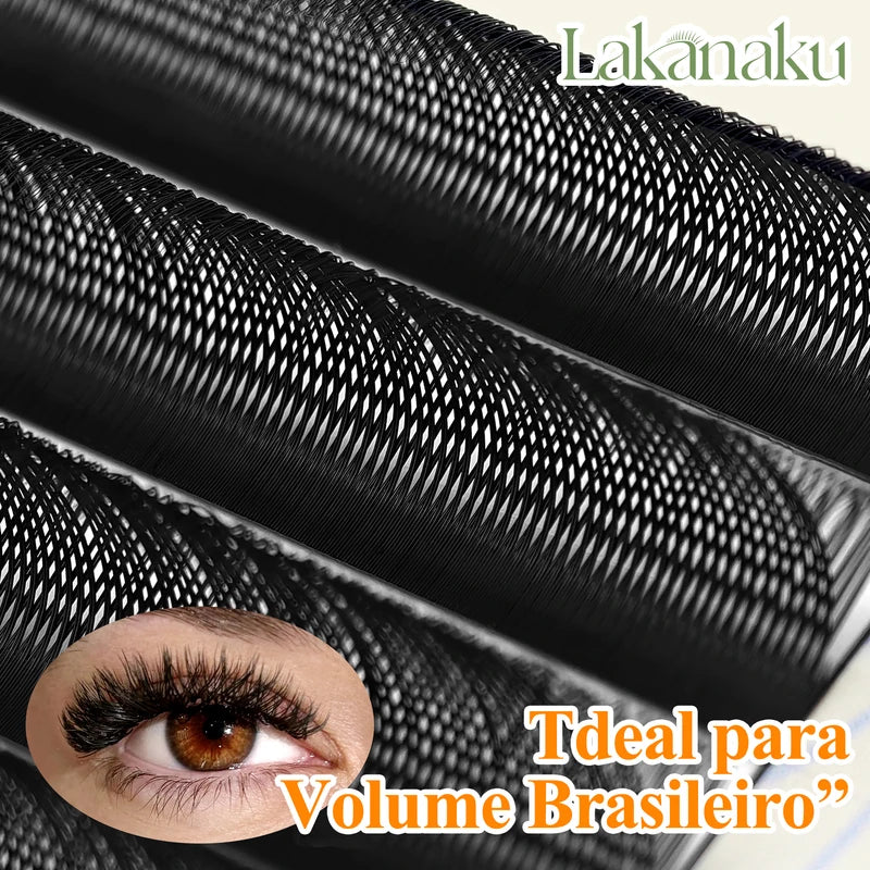 False Eyelashes Extensions 10Pcs Soft Premade Fans Natural Look C D DD Brazilian YY