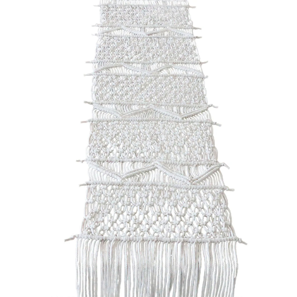 Bohemia Style Handmade Woven Table Runner for Dining & Living Room Decor 32x200cm