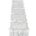Bohemia Style Handmade Woven Table Runner for Dining & Living Room Decor 32x200cm