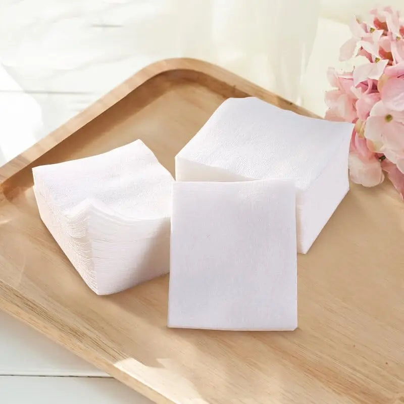 1200pcs Disposable Pearl Pattern Makeup Cotton Pads Facial Cleansing Wipes