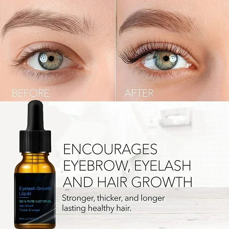 Eyelash Growth Serum for Longer, Thicker, Voluminous Lashes - 10ml