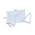 Wall Mounted Hair Dryer & Curling Iron Holder Stainless Steel Bathroom Organizer